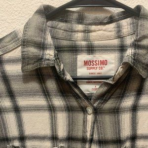 green and white plaid longsleeve